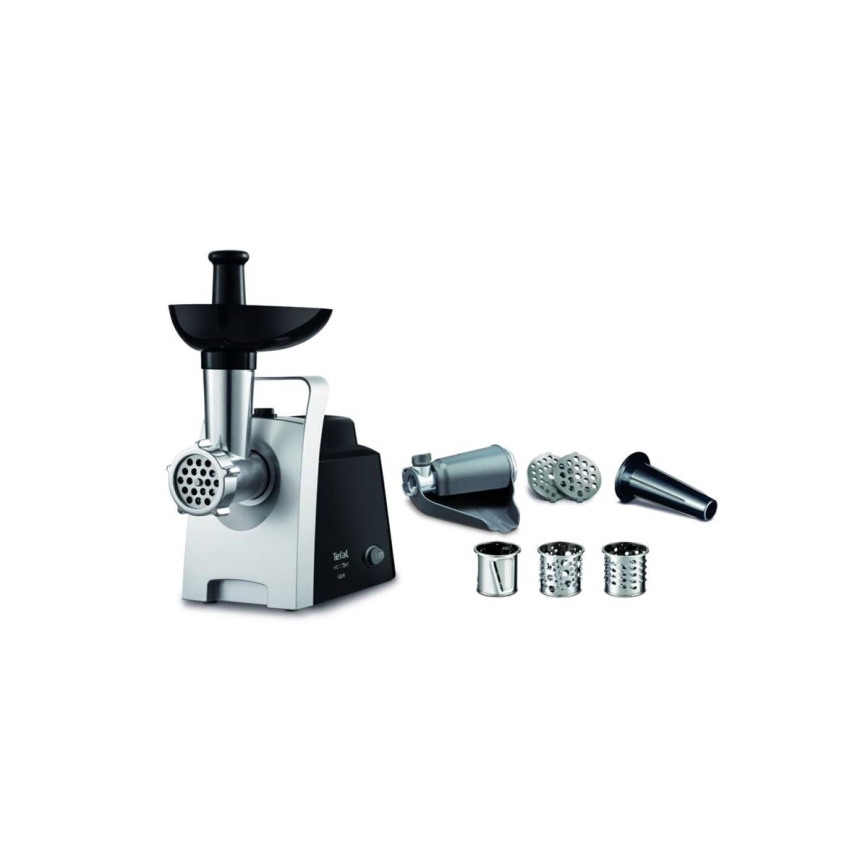 Tefal - Hachoir à viande 7 en 1 1400W/230V noir/argent