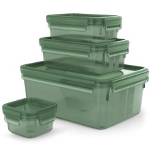 Tefal - Kit de boîtes repas 4 pcs MASTER SEAL ECO vert
