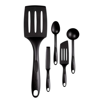 Tefal - Kit d'ustensiles de cuisine 5 pcs BIENVENUE noir