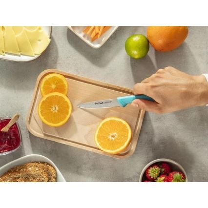 Tefal - Lot de couteaux en acier inoxydable 3 pcs COLORFOOD