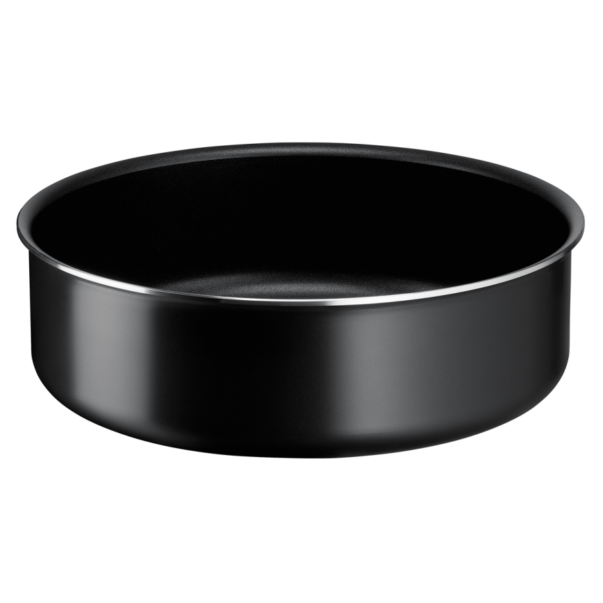 Tefal - Lot de poêles 3 pce INGENIO EASY COOK & CLEAN BLACK