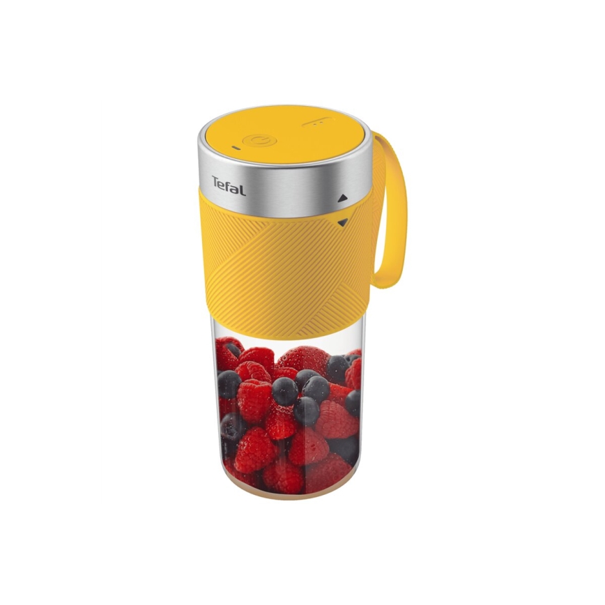 Tefal - Mixeur à smoothie BLENDFORCE 50W/5V 1200 mAh jaune