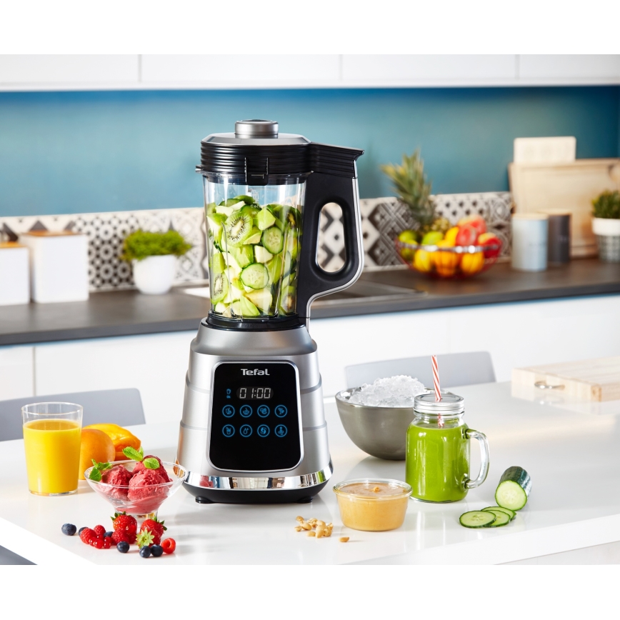 Tefal - Mixeur de table chauffant HIGH SPEED ULTRABLEND BOOST 1300W/230V gris