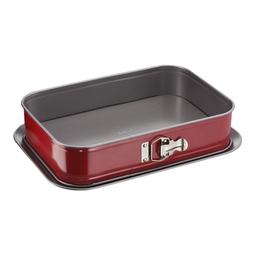 Tefal - Moule à gâteau pliable DELIBAKE 36x24 cm rouge