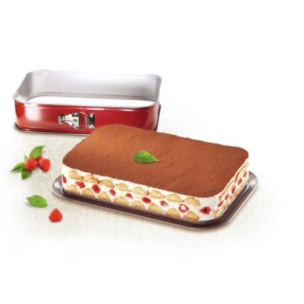 Tefal - Moule à gâteau pliable DELIBAKE 36x24 cm rouge