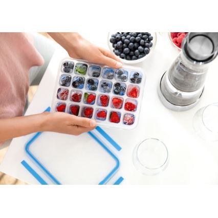 Tefal - Moule à glaçons 24 cubes MASTER SEAL bleu