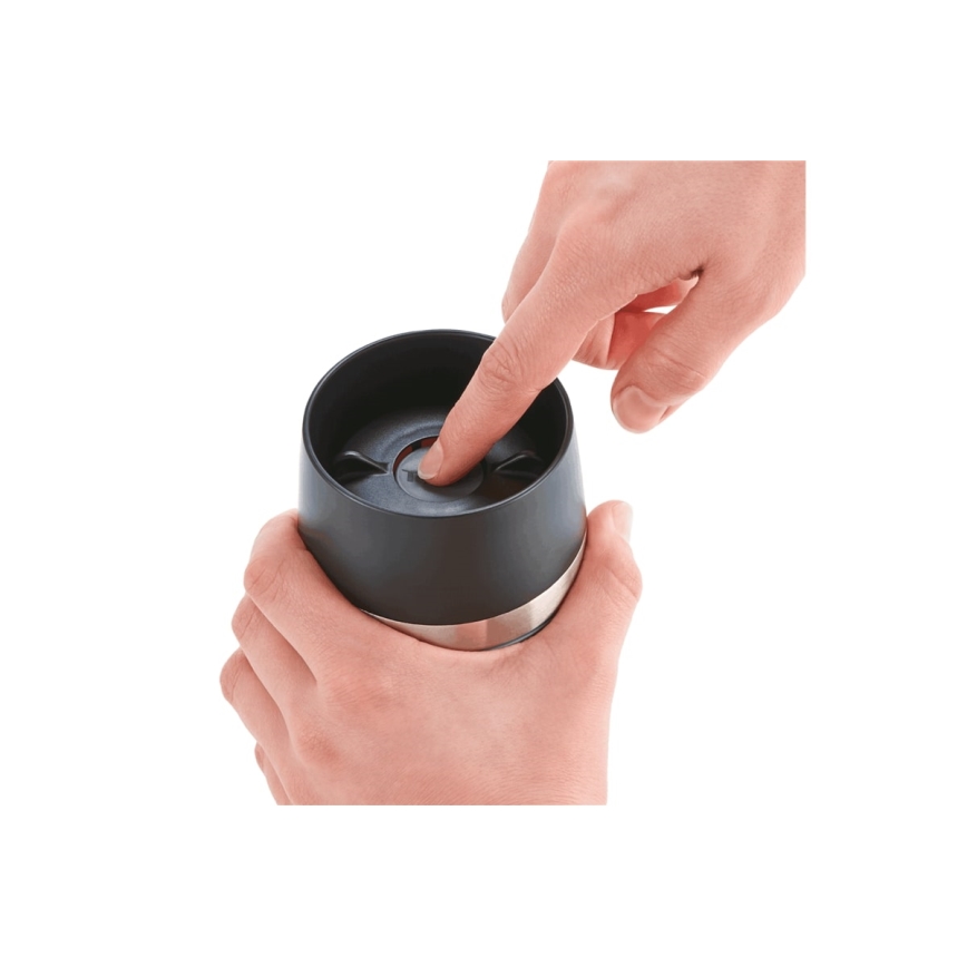 Tefal - Mug de voyage 360 ml TRAVEL MUG acier inoxydable/bleu foncé