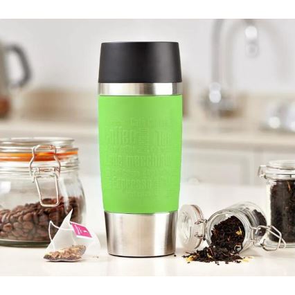 Tefal - Mug de voyage 360 ml TRAVEL MUG acier inoxydable/vert