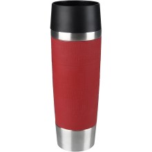 Tefal - Mug de voyage 500 ml TRAVEL MUG acier inoxydable/rouge