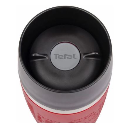 Tefal - Mug de voyage 500 ml TRAVEL MUG acier inoxydable/rouge