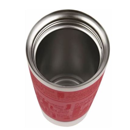 Tefal - Mug de voyage 500 ml TRAVEL MUG acier inoxydable/rouge