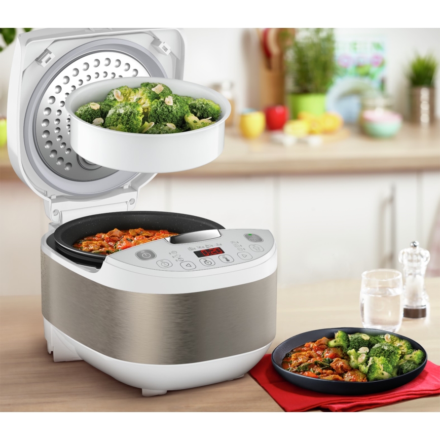 Tefal - Multicuiseur électrique multifonction SIMPLY COOK PLUS 750W/230V