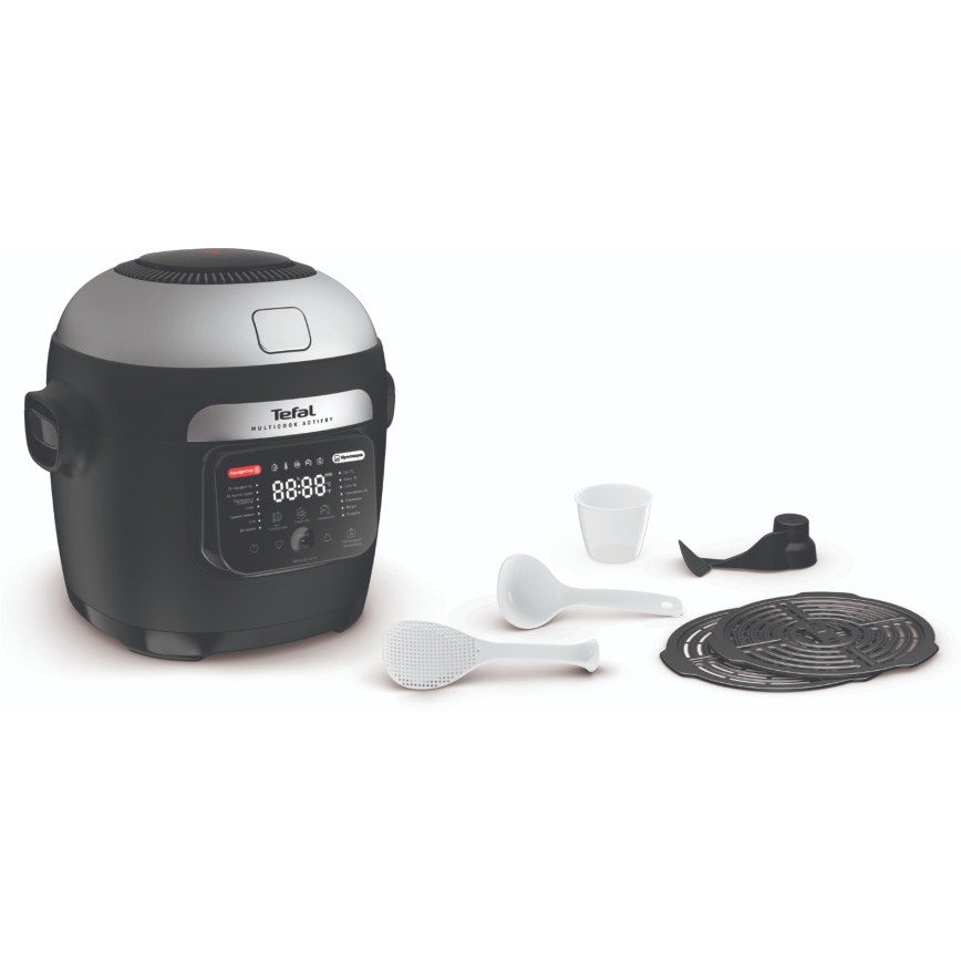 Tefal - Multicuiseur multifonction et friteuse à air chaud 2 en 1 MULTICOOK ACTIFRY 1334W/230V 6 l