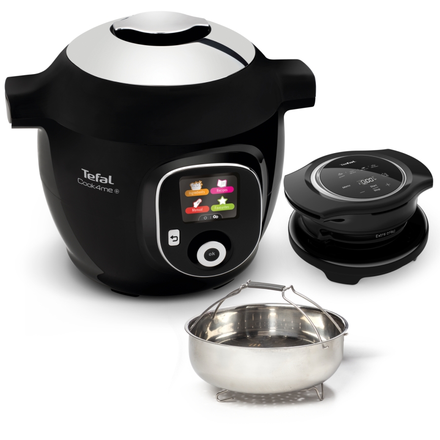 Tefal - Autocuiseur électrique multifonction avec accessoires 6 l 1600W/230V noir