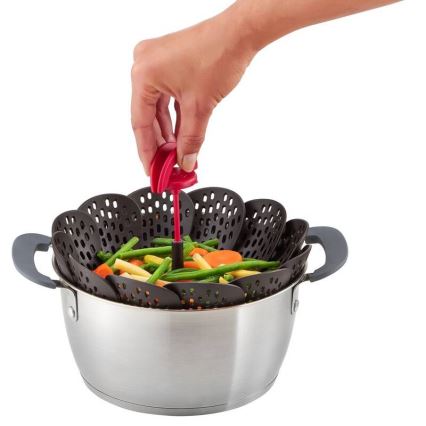 Tefal - Panier vapeur INGENIO noir/rouge