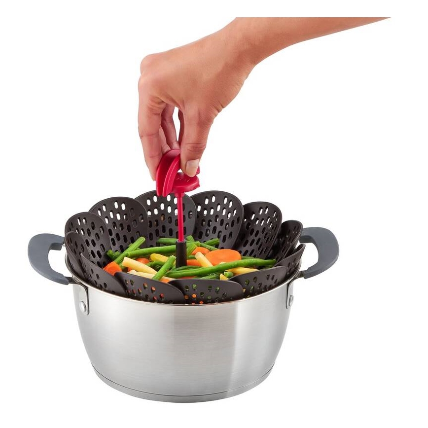 Tefal - Panier vapeur INGENIO noir/rouge