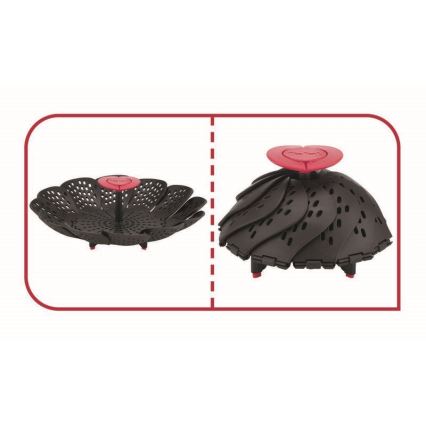 Tefal - Panier vapeur INGENIO noir/rouge