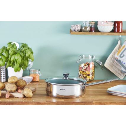 Tefal - Poêle haute avec couvercle COOK EAT 24 cm