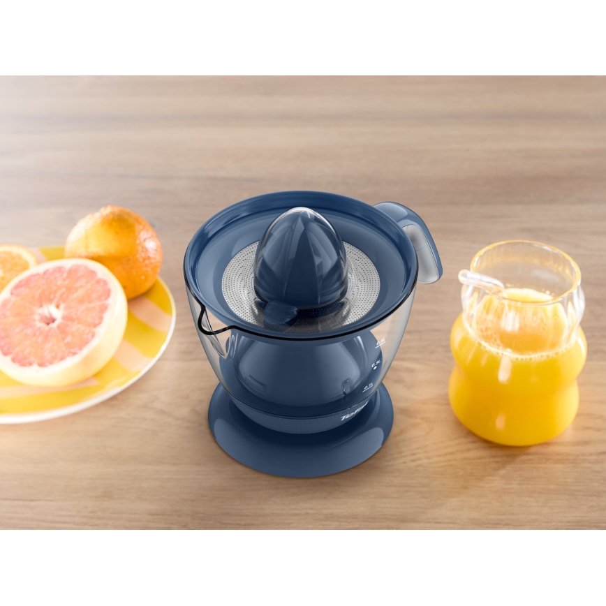 Tefal - Presse-agrumes électrique MORNING CITRUS PRESS 0,8 l 25W/230V bleu