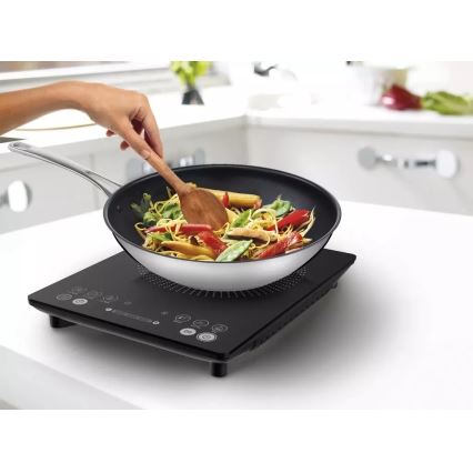 Tefal - Réchaud à induction EVERYDAY SLIM 2100 W / 230 V noir