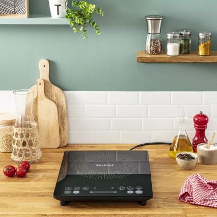 Tefal - Réchaud à induction EVERYDAY SLIM 2100 W / 230 V noir