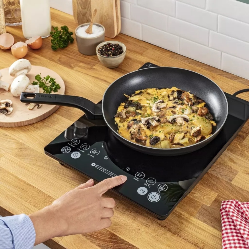 Tefal - Réchaud à induction EVERYDAY SLIM 2100 W / 230 V noir