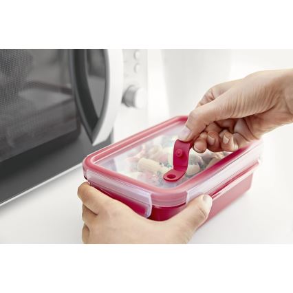 Tefal - Récipient alimentaire 1 l MASTER SEAL MICRO rouge