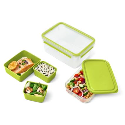 Tefal - Récipient alimentaire 2,3 l MASTER SEAL TO GO vert