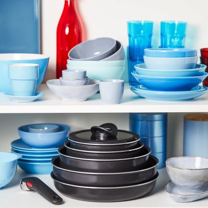 Tefal - Service d'ustensiles de cuisine 10 pce INGENIO EASY COOK & CLEAN BLACK