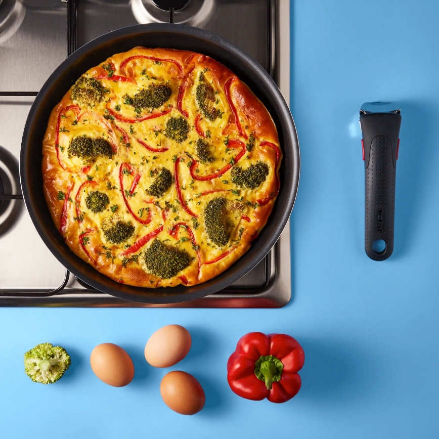 Tefal - Service d'ustensiles de cuisine 10 pce INGENIO EASY COOK & CLEAN BLACK