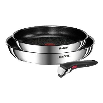Tefal - Service d'ustensiles de cuisine 3 pce INGENIO EMOTION acier inoxydable