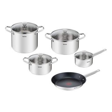 Tefal - Service d'ustensiles de cuisine 9 pce COOK EAT acier inoxydable