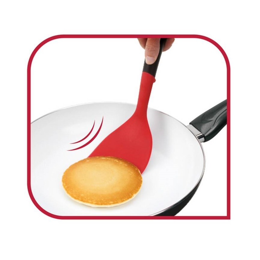 Tefal - Spatule de cuisine en silicone INGENIO noir/rouge