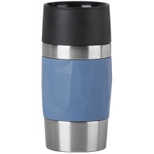 Tefal - Tasse thermique 300 ml COMPACT MUG acier inoxydable/bleu