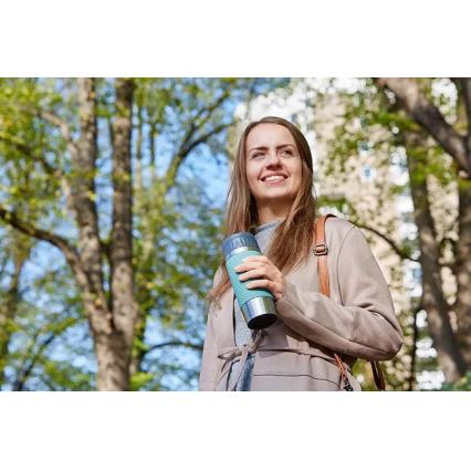 Tefal - Tasse thermique 360 ml EASY TWIST MUG acier inoxydable/vert