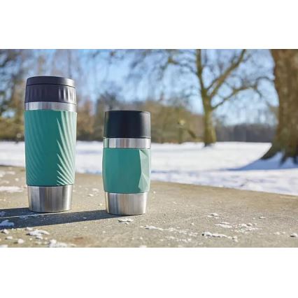 Tefal - Tasse thermique 360 ml EASY TWIST MUG acier inoxydable/vert