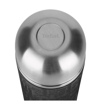 Tefal - Thermos avec mug 1 l SENATOR acier inoxydable/noir