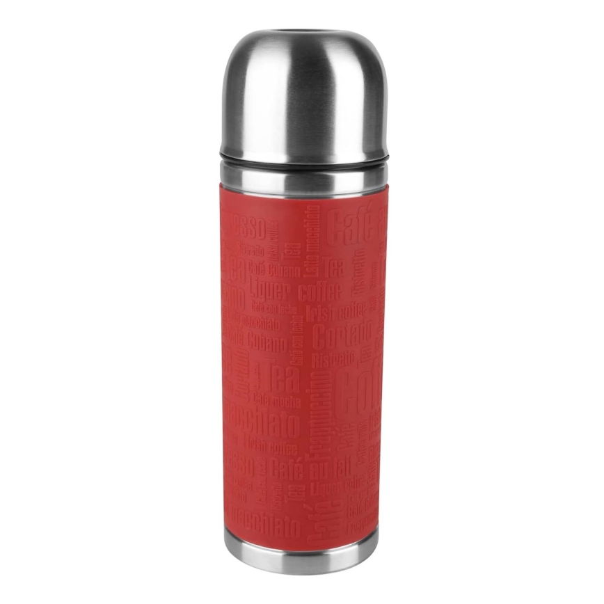 Tefal - Thermos avec mug 1 l SENATOR acier inoxydable/rouge