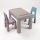 TEGA BABY - Table et chaises pour enfants taupe/violet/turquoise