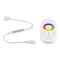 Télécommande pour rubans RGBW LED 12-24V 2,4GHz 2xAAA + contrôleur