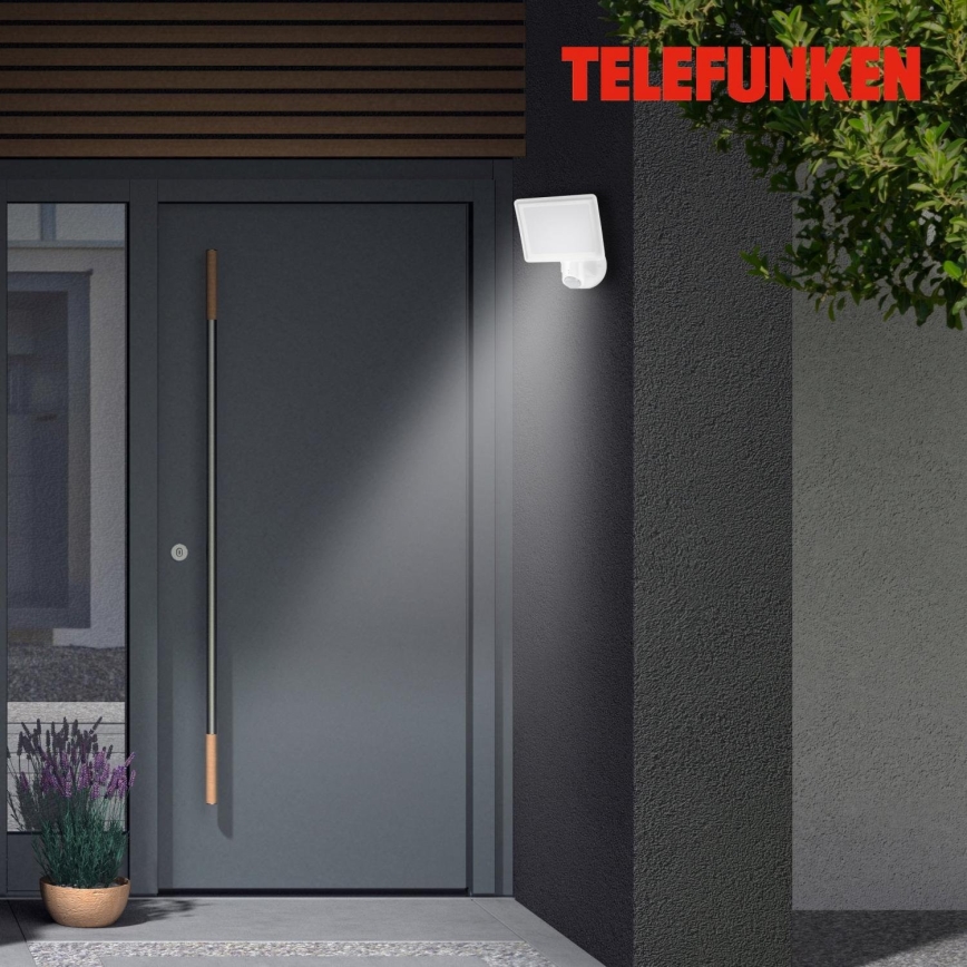 Telefunken 304406TF - projecteur mural d'extérieur LED avec détecteur de mouvement LED/20W/230V IP44