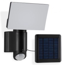 Telefunken 304705TF - LED Solar wall projecteur avec détecteur LED/6W/3,7V IP44 noir
