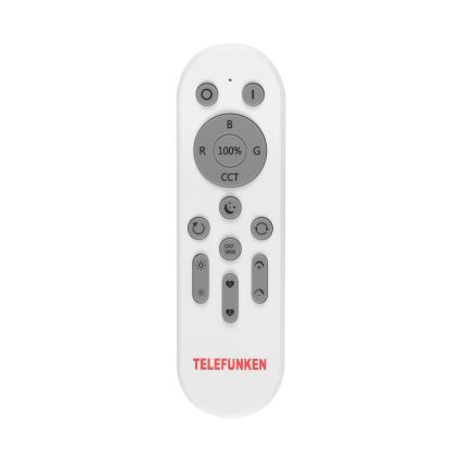 Telefunken 309602TF - Plafonier RGBW à intensité variable LED/18W/230V 2700-6500K Wi-Fi Tuya