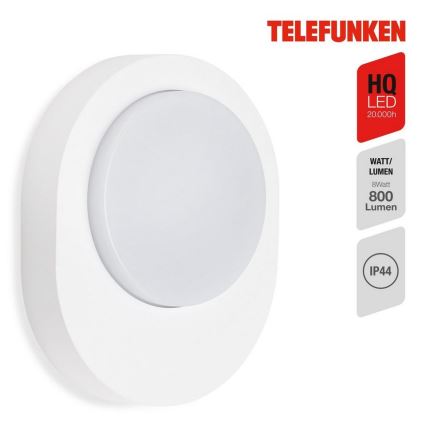 Telefunken 312006TF - Applique murale LED extérieure LED/8W/230V IP44 blanc