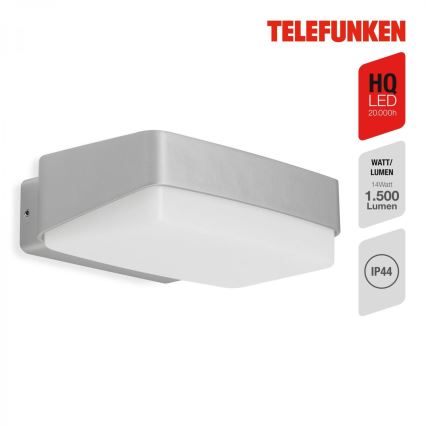 Telefunken 312204TF - Applique murale LED extérieure LED/14W/230V IP44