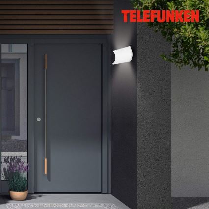 Telefunken 312806TF - Applique murale LED extérieure 2xLED/6W/230V IP44 blanc