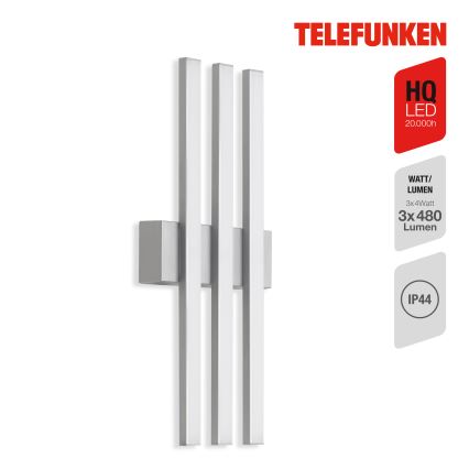 Telefunken 313104TF - Applique murale LED extérieure 3xLED/4W/230V IP44