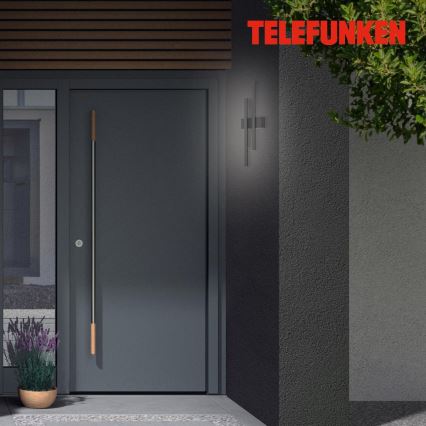 Telefunken 313205TF - Applique murale extérieure 2xLED/4W/230V 4000K IP44