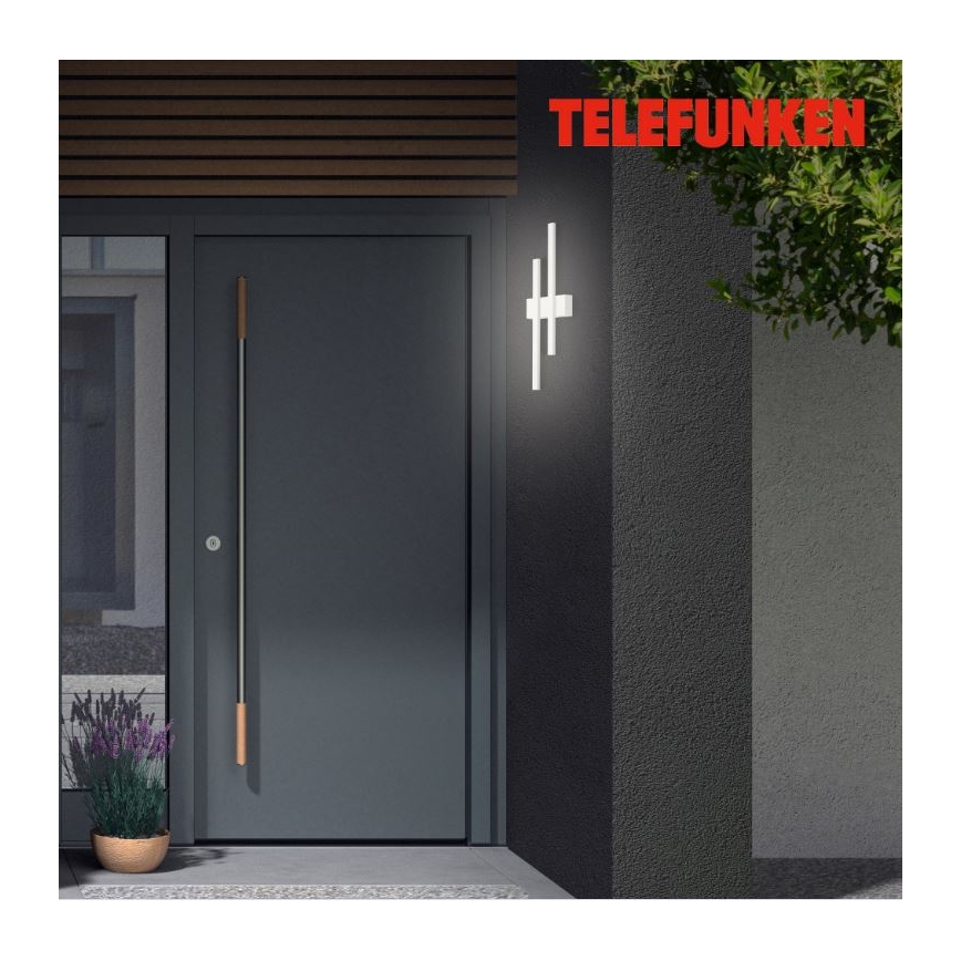 Telefunken 313206TF - Applique murale LED extérieure 2xLED/8W/230V IP44