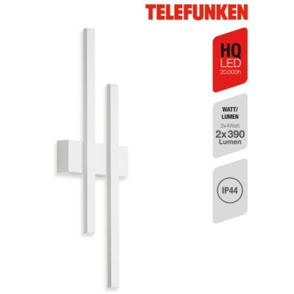 Telefunken 313206TF - Applique murale LED extérieure 2xLED/8W/230V IP44